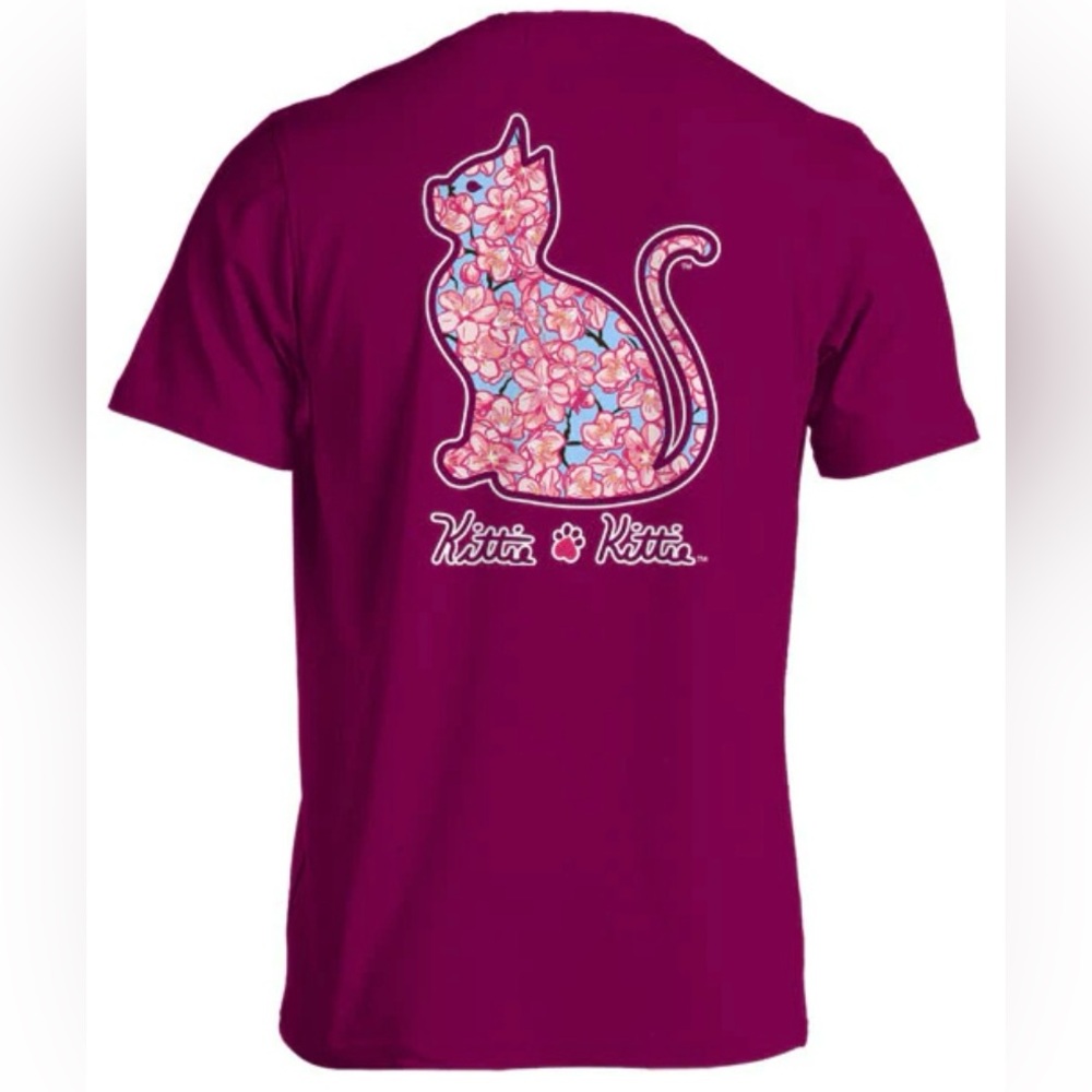 Kitti Kitti Gildan Heavy Cotton T-Shirt – Size M – NWT Berry color
